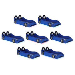 Cruiser Wood Twin LED Car Bed Blue - 400478