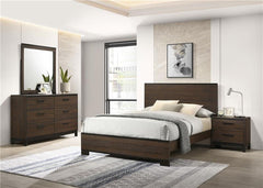 Edmonton 4-piece Eastern King Bedroom Set Rustic Tobacco - 204351KE-S4