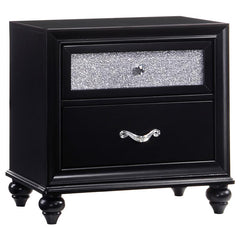 Barzini 4-piece Queen Bedroom Set Black - 200891Q-S4