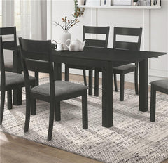 Jakob Rectangular Dining Table Black - 115131