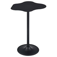 Keanu Pedestal Cloud-Shaped Top Bar Table Black - 182230