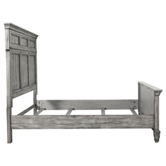 Avenue Wood Eastern King Panel Bed Weathered Grey - 224031KE
