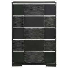 Blacktoft 5-piece Eastern King Bedroom Set Black - 207101KE-S5
