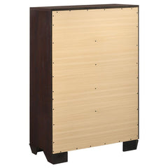 Kauffman 5-piece Eastern King Bedroom Set Dark Cocoa - 204391KE-S5