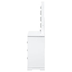 Eleanor 6-drawer Dresser with Mirror White - 223563M