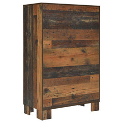 Sidney 5-drawer Bedroom Chest Rustic Pine - 223145