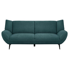 Acton 2-piece Upholstered Flared Arm Sofa Set Teal Blue - 511161-S2