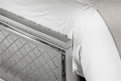 Eleanor Wood Queen Panel Bed Metallic Mercury - 223461Q