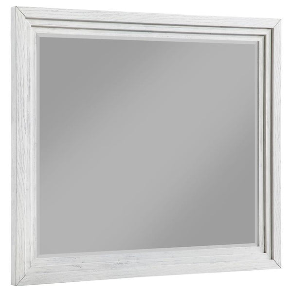 Marielle Dresser Mirror Distressed White - 224844