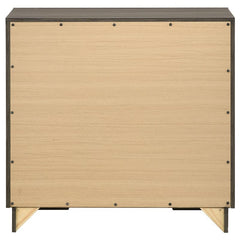 Janine 2-drawer Nightstand Grey - 223552