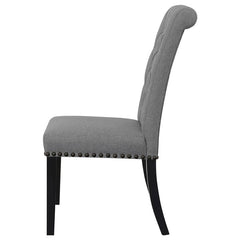 Alana Upholstered Tufted Side Chairs with Nailhead Trim (Set of 2) - 115162