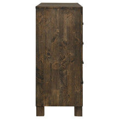 Woodmont 8-drawer Dresser Rustic Golden Brown - 222633