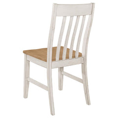 Kirby 7-piece Dining Set Natural and Rustic Off White - 192691-S7