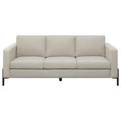 Tilly Upholstered Track Arm Sofa Oatmeal - 509901