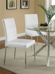 Maston Upholstered Dining Chairs White (Set of 4) - 120767WHT