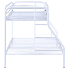 Morgan Metal Twin Over Full Bunk Bed White - 2258W