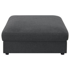 Serene 4-piece Upholstered Modular Sectional Sofa Charcoal - 551324-SETB