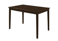 Guillen 5-piece Dining Set with Bench Cappuccino and Dark Brown - 150232