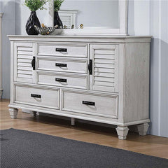 Franco 5-drawer Dresser Antique White - 205333