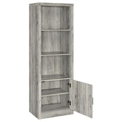 Burke 3-piece 59" TV Entertainment Center Grey Driftwood - 701024-SET