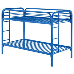 Morgan Metal Twin Over Twin Bunk Bed Blue - 2256B