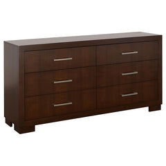 Jessica 6-piece Queen Bedroom Set Cappuccino - 200711Q-S6P