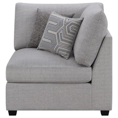 Cambria Upholstered Corner Grey - 551512