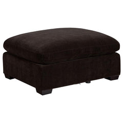 Lakeview Rectangular Upholstered Ottoman Dark Chocolate - 551466