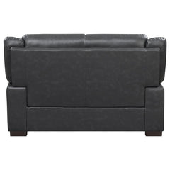 Arabella 2-piece Upholstered Padded Arm Sofa Set Grey - 506591-S2