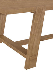Sharon 7-piece Rectangular Trestle Base Dining Table Set Blue and Brown - 104171-S7