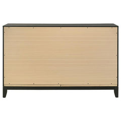 Valencia 6-drawer Dresser Black - 223043