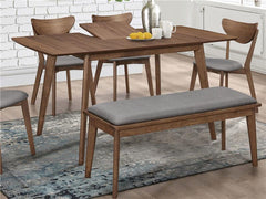 Alfredo Rectangular Dining Table Natural Walnut - 108080