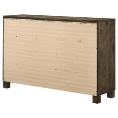 Woodmont 8-drawer Dresser Rustic Golden Brown - 222633