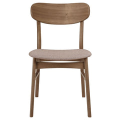 Dortch Dining Side Chair Walnut and Brown (Set of 2) - 108462