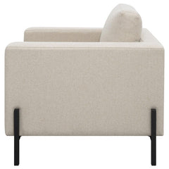 Tilly Upholstered Track Arm Accent Chair Oatmeal - 509903