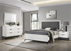 Sonora 4-piece Queen Bedroom Set White - 224861Q-S4