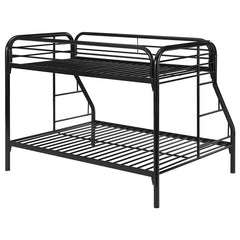 Morgan Metal Twin Over Full Bunk Bed Black - 2258K