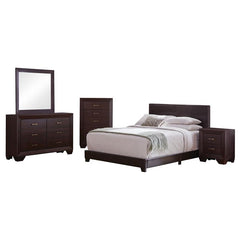 Dorian 5-piece Full Bedroom Set Dark Cocoa - 300762F-S5