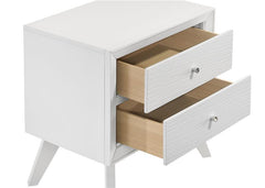 Janelle 2-drawer Nightstand White - 223652