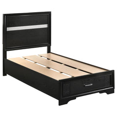 Miranda 4-piece Twin Bedroom Set Black - 206361T-S4