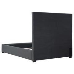 Bowfield Upholstered Eastern King Panel Bed Charcoal - 315900KE