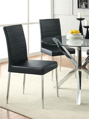Maston Upholstered Dining Chairs Black (Set of 4) - 120767BLK