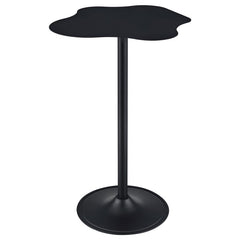 Keanu Pedestal Cloud-Shaped Top Bar Table Black - 182230