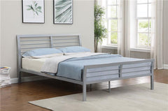 Cooper Metal Queen Open Frame Bed Silver - 300201Q