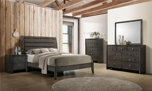 Serenity 2-drawer Nightstand Mod Grey - 215842