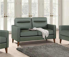 Jonah Upholstered Track Arm Loveseat Green - 509655