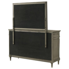 Alderwood 9-drawer Dresser with Mirror French Grey - 223123M
