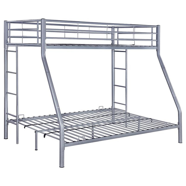 Hayward Metal Twin Over Full Bunk Bed Silver - 460062