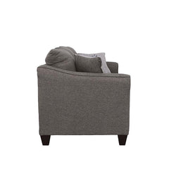 Salizar Upholstered Flared Arm Sofa Charcoal Grey - 506021