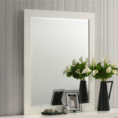 Jessica Rectangular Dresser Mirror White - 202994